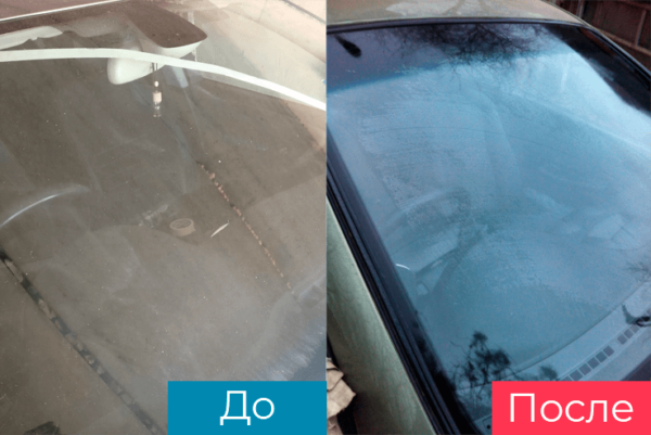 Полировка лобового стекла авто